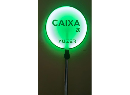 MOCHILA PIRULITO ILUMINAÇÃO LED - TODA PERSONALIZADA Redonda ou quadrada